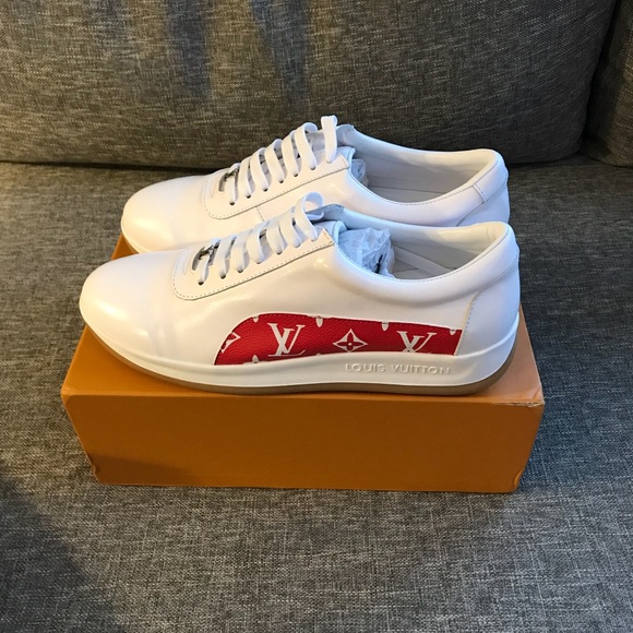 Louis Vuitton | Shoes | Louis Vuitton X Supreme Sport Sneakers 代引可 Monogram White Supreme LouisVuittonSport スニーカー